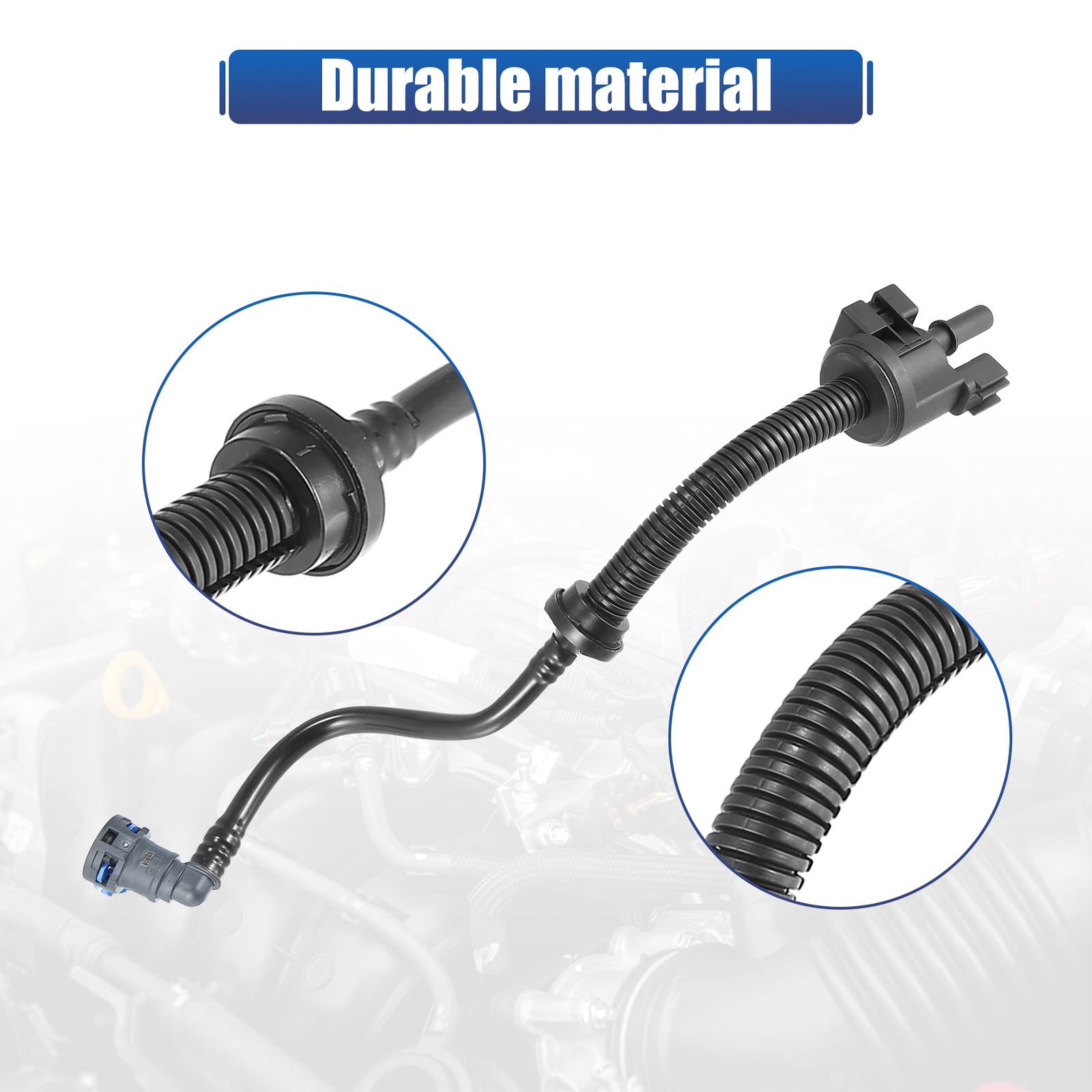 Pack of 1 For Ford for Mustang Fuel Vapour Hose with Purge Solenoid