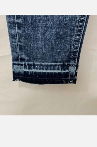 Justice Pull-On Destroyed Stretch Jeggings in Medium Dark Wash 10 Slim NWT - Picture 4 of 6