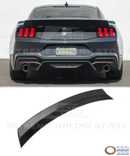 Rear Spoiler For 24-Up Ford Mustang S650 Coupe MATTE BLACK Trunk Lid Ducktail