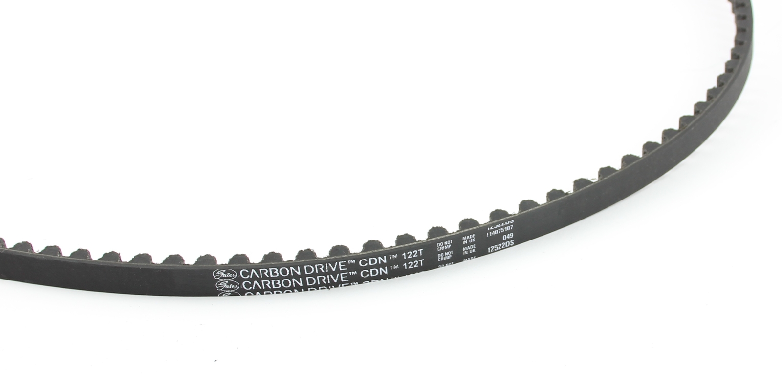 GATES CARBON DRIVE CDN Riemen 122 Zähne 11M122T12CT 1342 mm schwarz