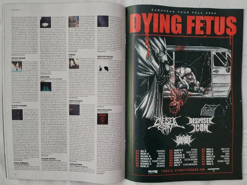 FUZE 108 MAGAZINE Dying Fetus 24 RISING INSANE TOUCHÉ AMORÉ - Bild 3 von 4