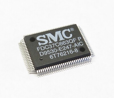 FDC37C663QF-P  Fast Serial Port Super I/O Floppy Disk Controller Rev.D, SMC
