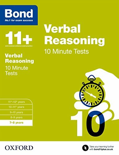 Bond 11+: Verbal Reasoning 10 Minute Tests: 7-8 years By Frances Down,Bond 11+
