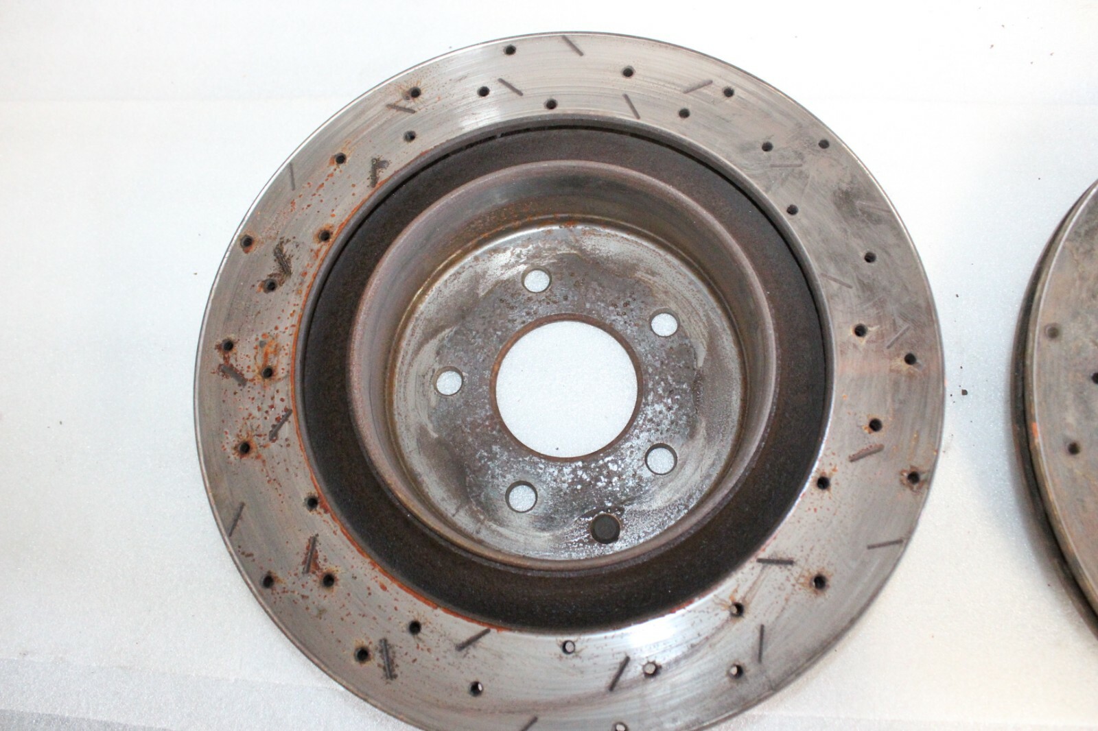 2006-2008 NISSAN 350Z NISMO REAR DRILLED & SLOTTED BRAKE ROTOR LH RH ...