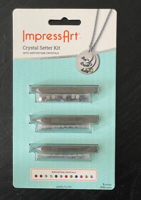 ImpressArt Crystal Setter Kit with Birthstone Crystals | eBay