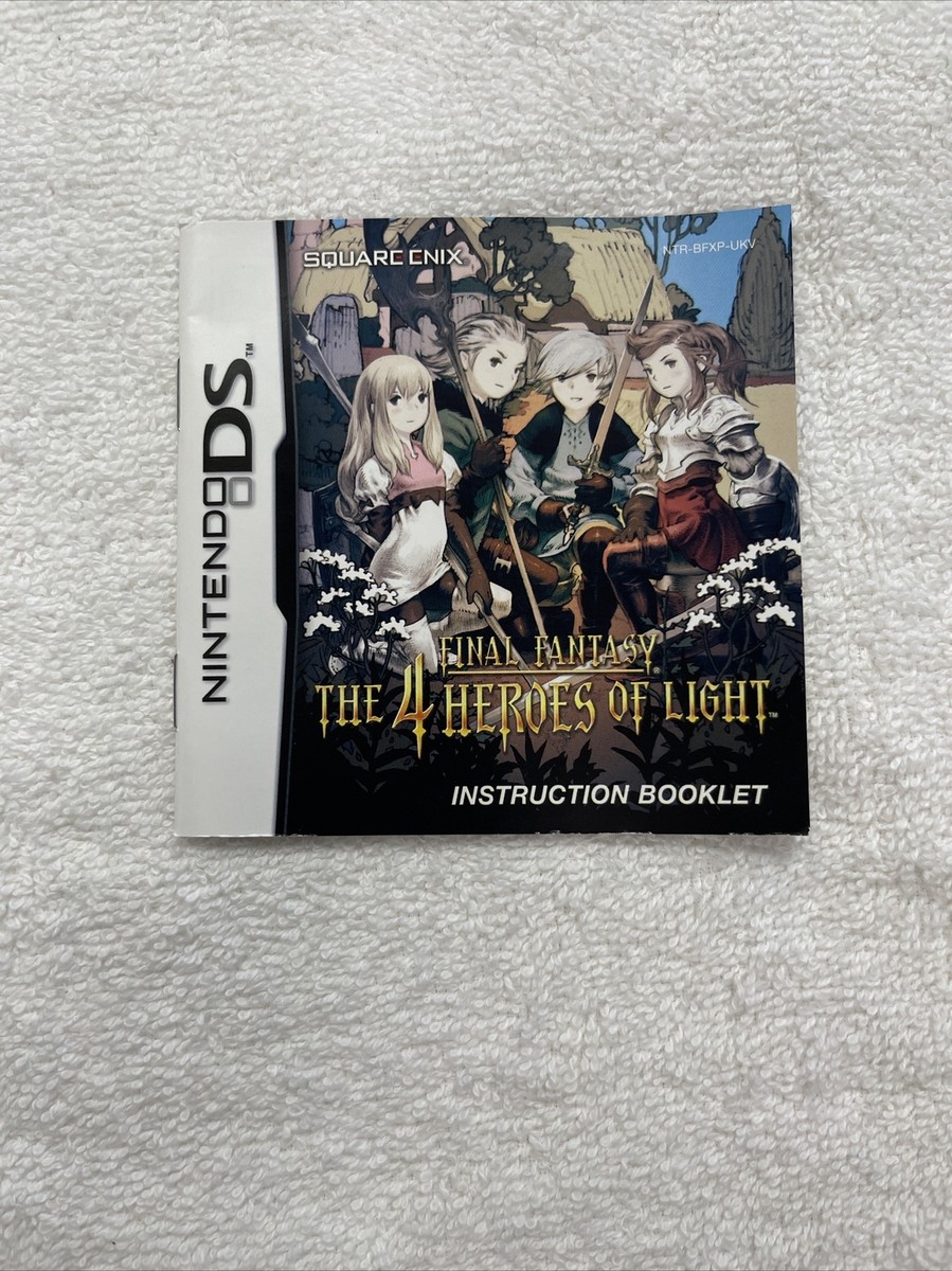 Final Fantasy: The 4 Heroes of Light DS - PAL - COMPLETE | eBay