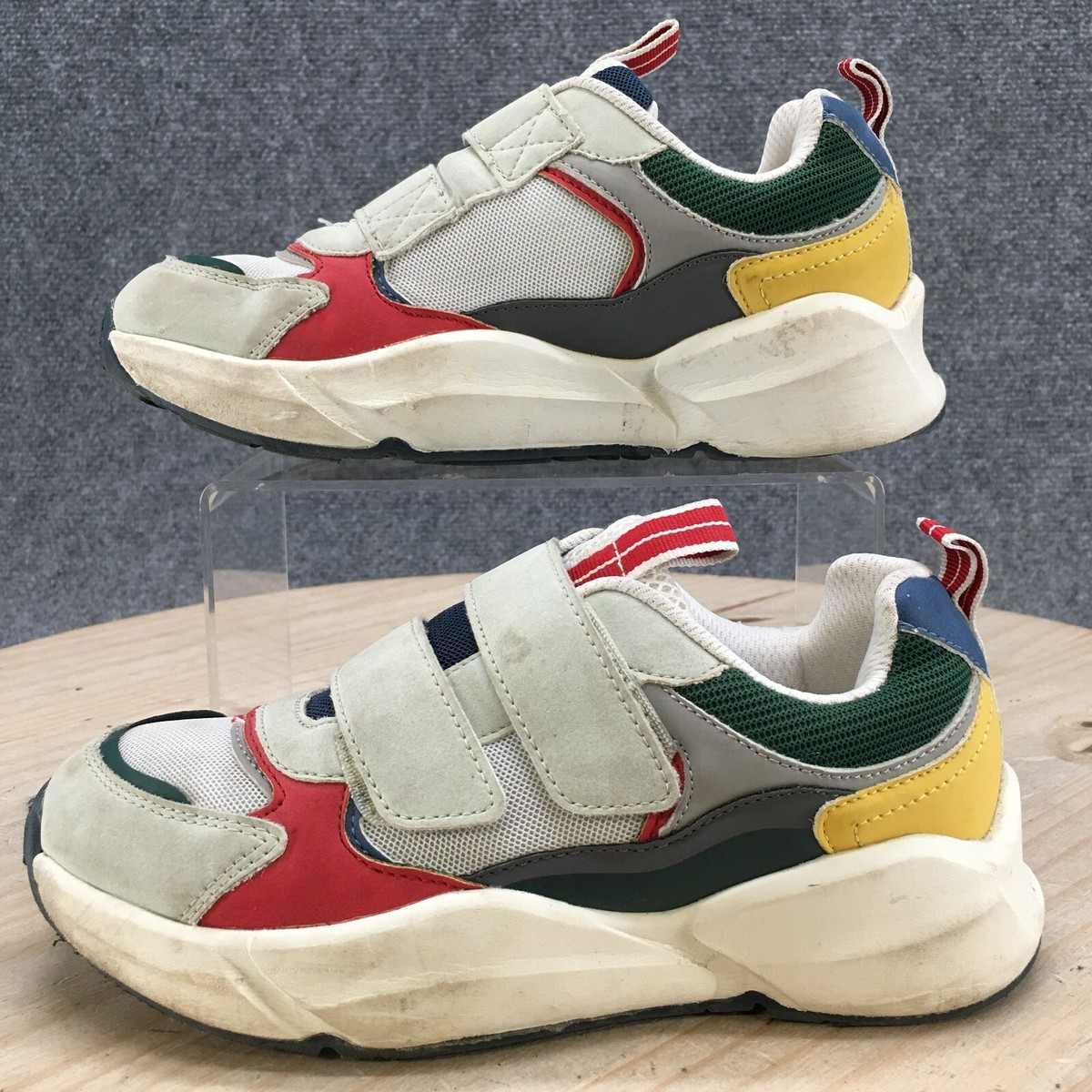 Zara Shoes Youth 34 Training Sneakers Multicolor Fabric Hook