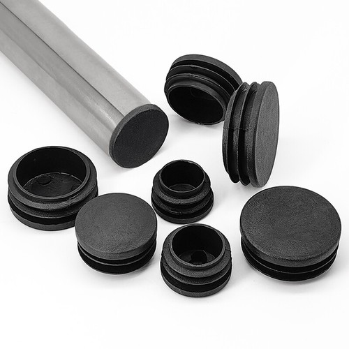 Round Plastic End Caps Tube Insert Bungs Blanking Plugs Stopper Chair Table - Picture 2 of 9