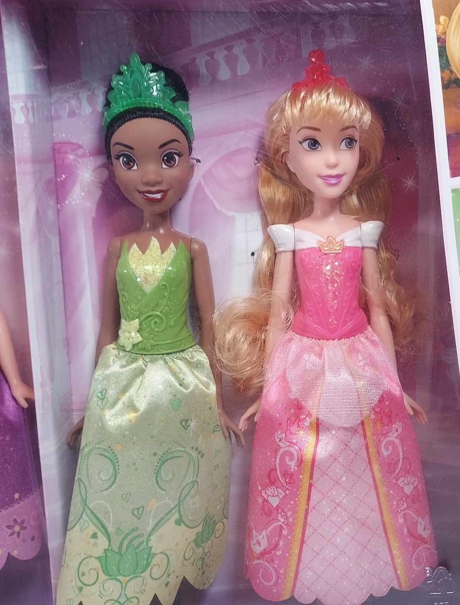 open lace back dress Disney Princess Party Dress Pack, Includes Ariel, Aurora, Belle,  Cinderella, Jasmine, Rapunzel, and Tiana Fashion Dolls : Buy Online at Best  Price in KSA main image 0