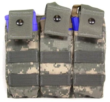 BAE ECLiPSE MOLLE 5.56 Triple Magazine Panel Pouch - universal camo (ACU)