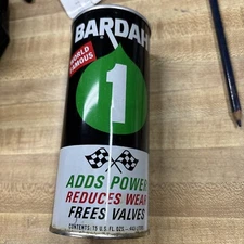 15 OZ FULL UNOPENED CAN VINTAGE BARDAHL POWER CONCENTRATE MOTOR OIL ADDITIVE