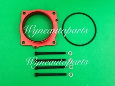 Throttle Body Spacer 05-09 Chrysler 300C Dodge Challenger Charger SRT8 6.1L RED