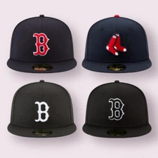 Boston Red Sox BOS MLB Authentic New Era 59FIFTY Fitted Cap - 5950 Hat