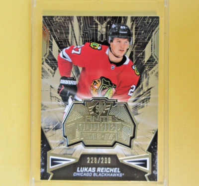 LUCAS REICHEL 2022-23 SPx FINITE ROOKIES GOLD /299 #F14 Chicago