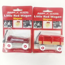 Radio Flyer Little Red Wagon Magnet Set Premium Collector Series New On Card