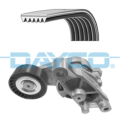 Dayco KPV272 V-Ribbed Belt Set For Audi Seat Skoda VW-image