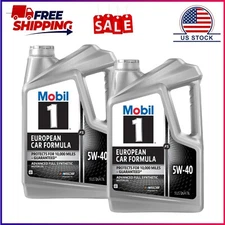 (2 pack) Mobil 1 FS European Car Formula Full Synthetic Motor Oil 5W-40, 5 Quart