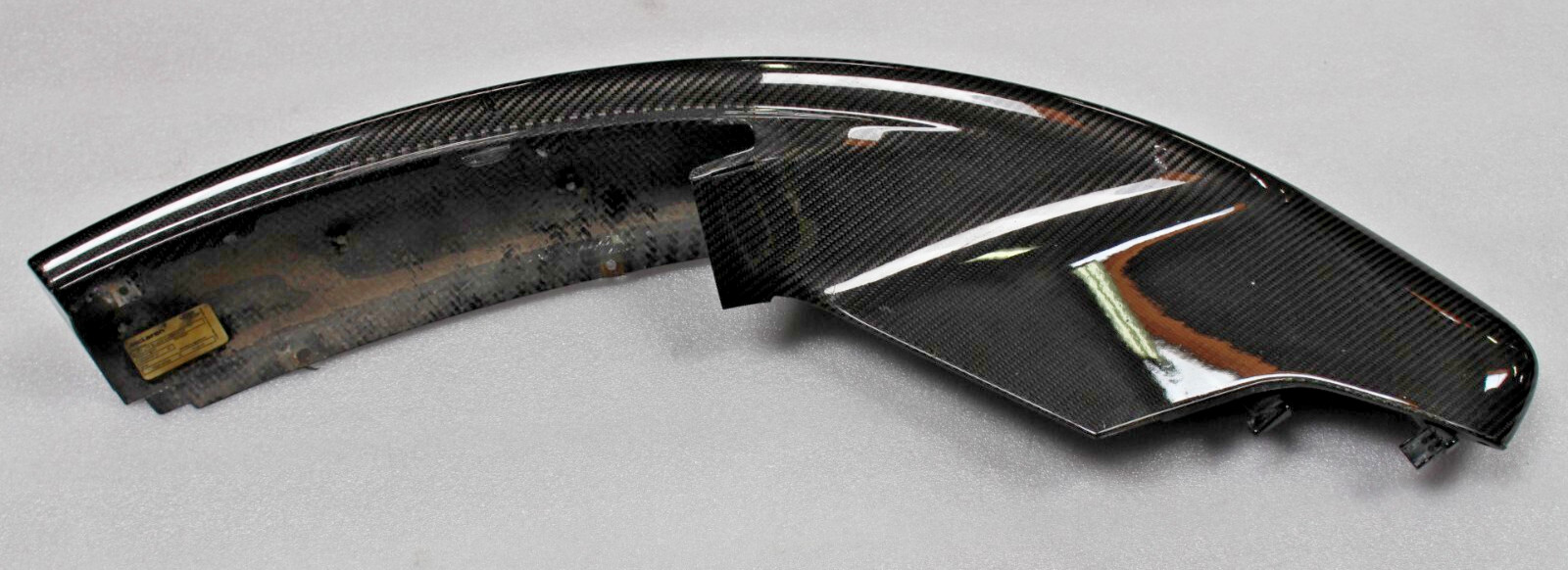 McLaren 570S, LH, Left, Carbon Fiber, Front Bumper Lip, Used, P/N 13A5281CP