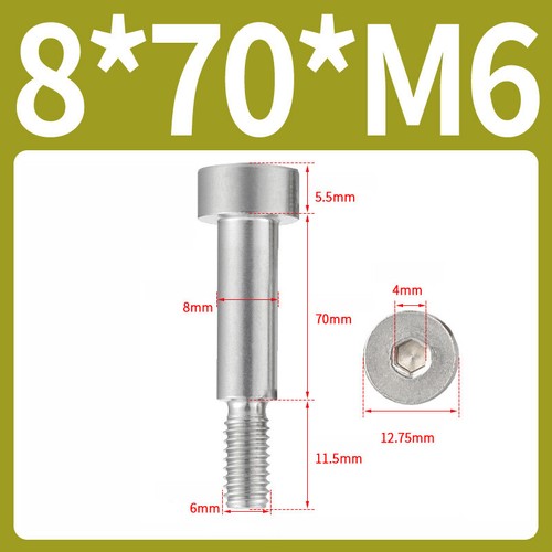 Shoulder Bolt Screws A2 Stainless Steel - Allen Socket Head M4 M5 M6 M8 M10 - Picture 56 of 97