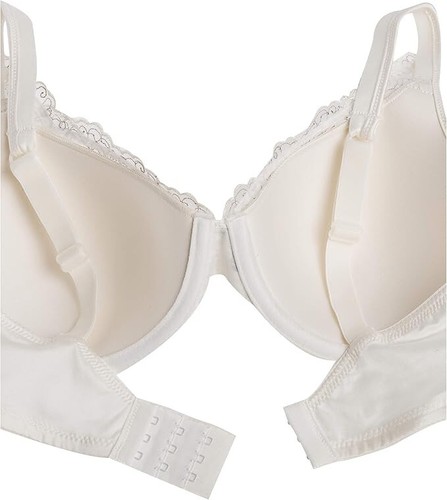 PLAYTEX Secrets Beautiful Lift Embroidered Underwire Bra sz 40D Mother of Pearl - Picture 7 of 9