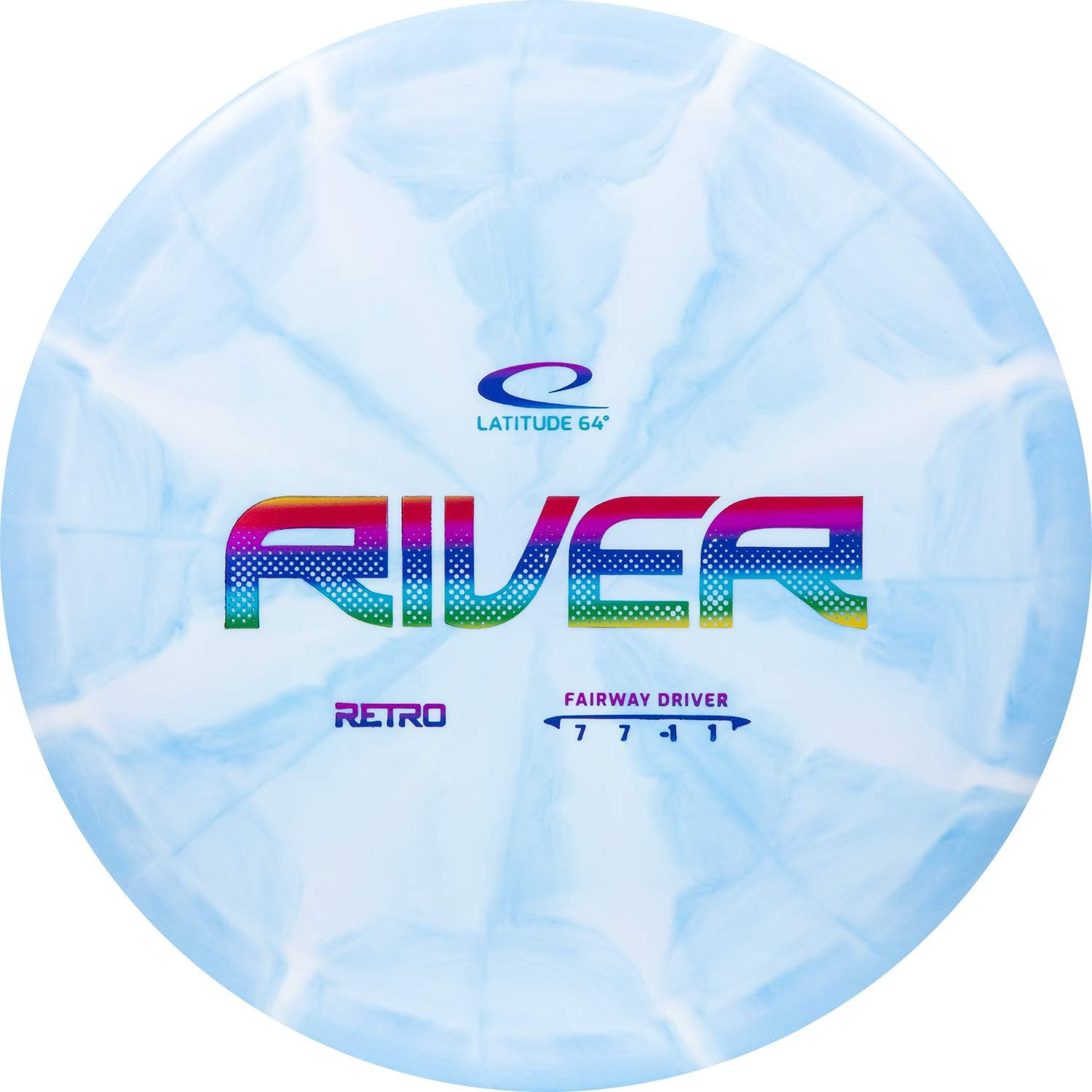 Latitude 64 Retro Burst River | Disc Golf Fairway Driver | Easy-To-Throw Disc Go