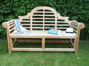THE COLBURN - LUTYENS 2 SEATER TEAK GARDEN BENCH eBay
