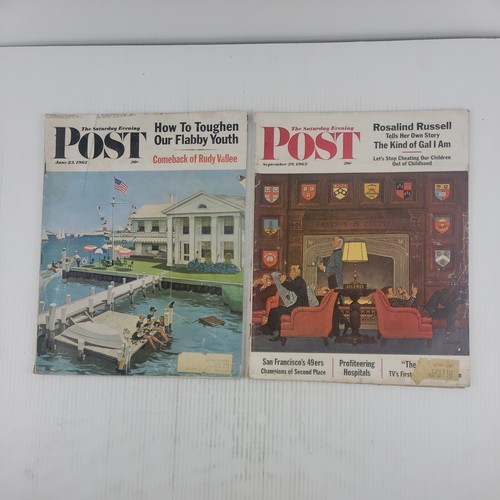 Lot of 12 Saturday Evening Post Magazines 1960-1965; Bonanza, Thalidomide Babies - Picture 5 of 7