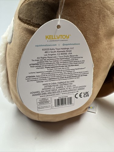 Squishmallows Melzie das Streifenhörnchen 8 Zoll gestreifter Schwanz weiches Plüschtier - Bild 7 von 11