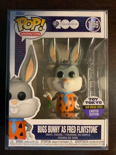 Funko Pop! #1259 Bugs Bunny as Fred Flintstone - SDCC 2023 - Toy Toyko Sticker