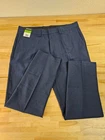 36x30 -  BLUE - Haggar Men's Super Flex Comfort Waist Straight Fit Dress Pants