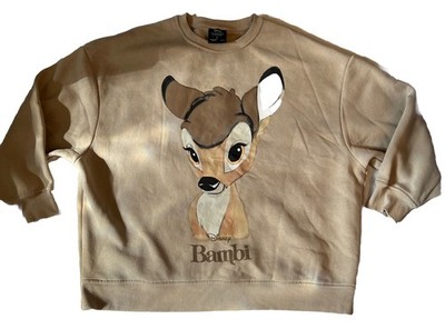 BAMBI Disney Classic x Primark Pullover Sweatshirt Women's Size Large