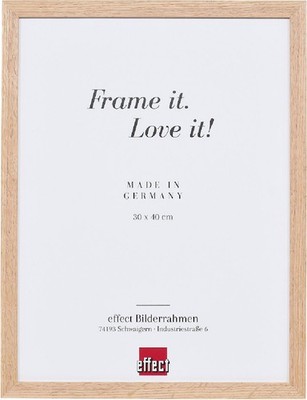 Effect Bilderrahmen Profil 2430 Holz 13x13 cm Eiche Klarglas