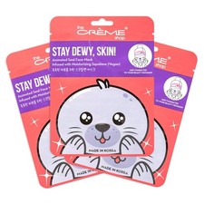 The Cr me Shop -Stay Dewy, Skin Animated Seal Face Mask. 3-Pack.