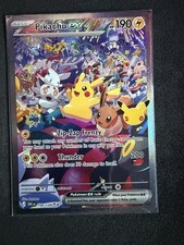 Pok�mon TCG Pikachu ex 150/128 30th Celebration Special Illustration Rare Night
