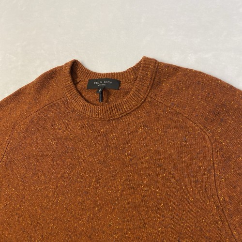 Rag & Bone Donegal Silk Blend Harlow Crew Neck Men's Pullover Sweater XL - Picture 3 of 10