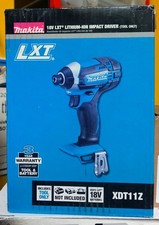 Makita XDT11Z 18V LXT LithiumIon Cordless Impact Driver, Tool Only