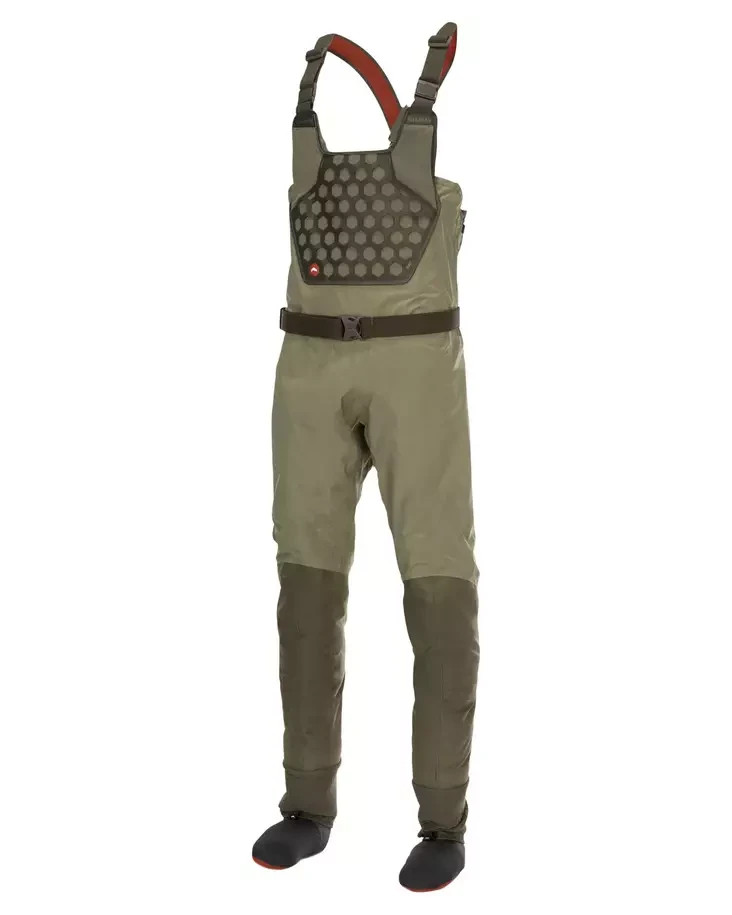 Simms Men's Flyweight Stockingfoot Dark Stone Waders S 7-8