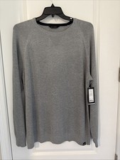 NWT Rhone Mens Dubliner Crewneck Sweater Gray Heather 2XL