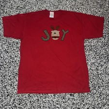 Gildan Heavy Blend Christmas Red Sweatshirt Santa Claus Unisex Reindeer XL 44 
