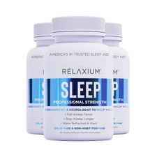 Relaxium Sleep Natural Dietary Supplement for Better Sleep 60 Caps Exp 10/28