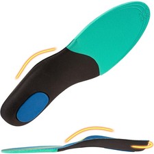 220 lbs Arch Support Orthotics, Shock Absorption Sports Shoe Insoles for Men...