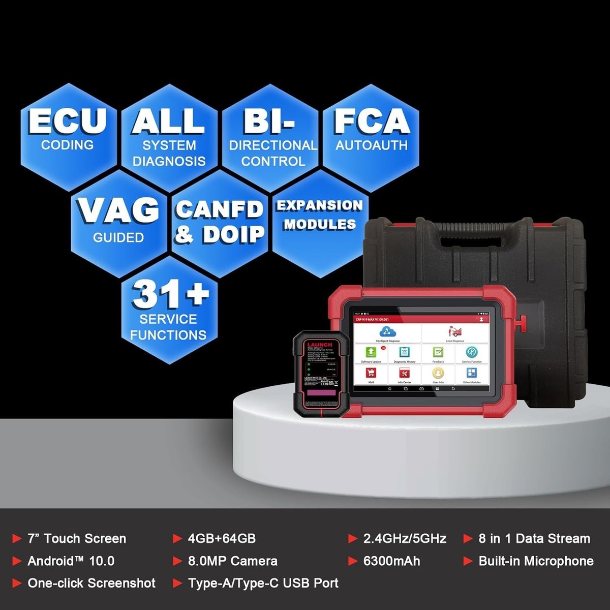 LAUNCH CRP919MAX Wireless Bidirectional Scan Tool 31+ Service