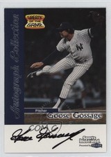 1999 Fleer Sports Illustrated Greats of the Game Rich Gossage Goose Auto HOF pe8
