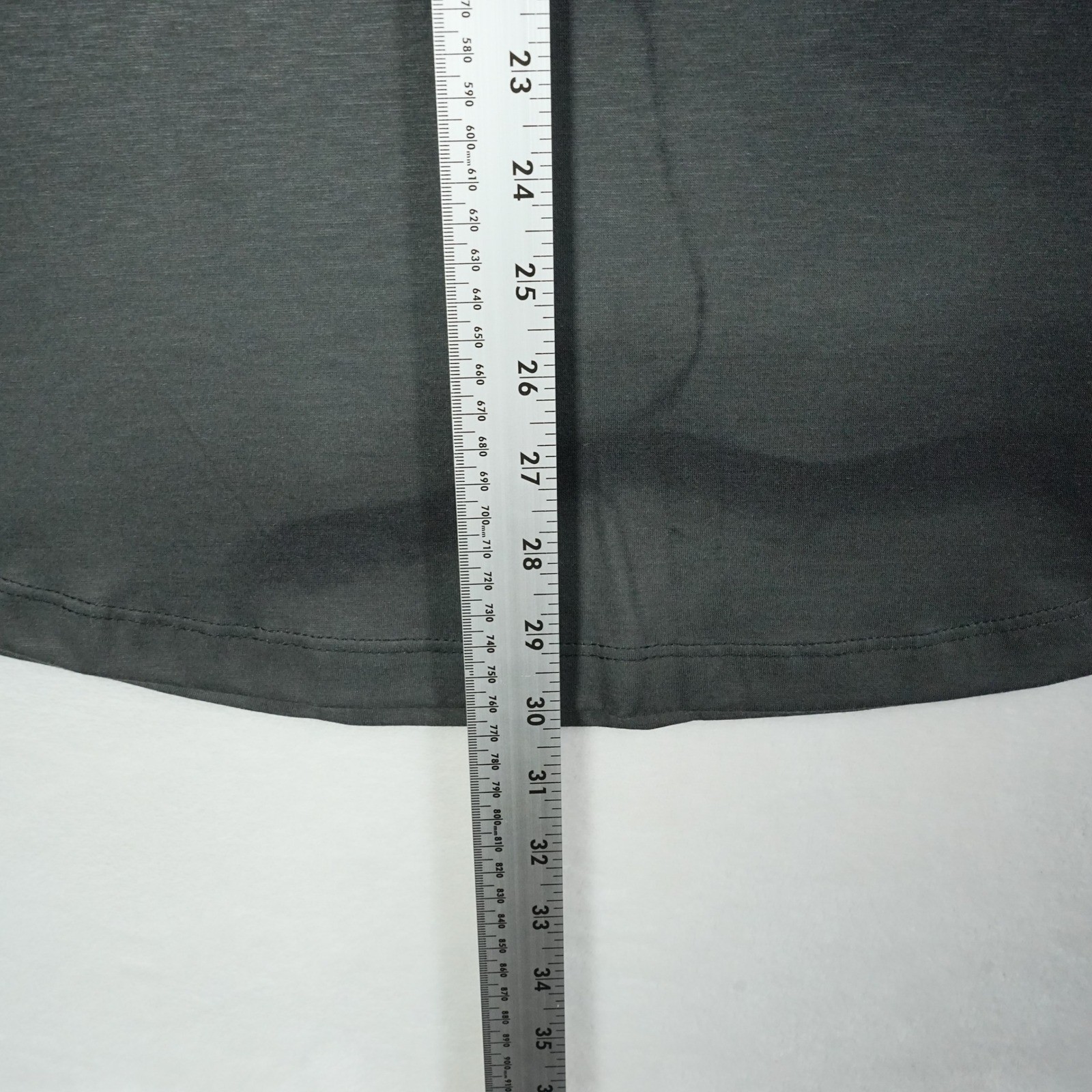 En Noir Mens Avant Grarde Monochromatic T-Shirt Black Made in USA 20x30 image 8