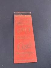 Vintage Washington DC Matchbook “Ciro’s Restaurant - Ciro Gallotti Since 1922”