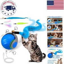 Lightweight Rotating Cat Toy Ball with Obstacle Sensor for Active Indoor Play