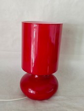 Lykta Ikea vintage, lampada vetro, colore rosso, anni 90