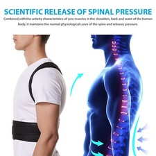 Posture Corrector Adjustable Back Brace Shoulder Support Clavicle Belt Men Women