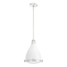 Hunter Fans - Bluff View 1-Light Pendant In Casual Style-13.625 Inches Tall and