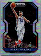 2020-21 Panini Prizm #160 Furkan Korkmaz Silver Prizms